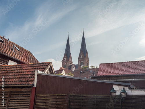 Bilde på lerret The city Neuruppin in Brandenburg, Germany