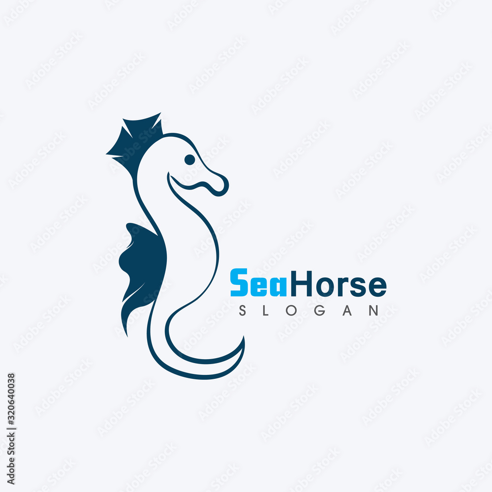 Sea horse icon Logo and symbol template vector design Sea horse icon Logo and symbol template vector design