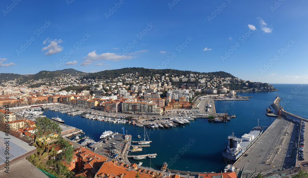 Hafen von Nizza - Panorama