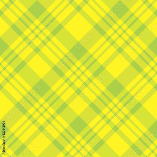 Seamless pattern in creative bright yellow and green colors for plaid, fabric, textile, clothes, tablecloth and other things. Vector image. 2