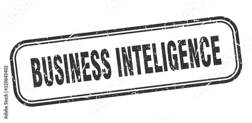 business inteligence stamp. business inteligence square grunge black sign. business inteligence tag