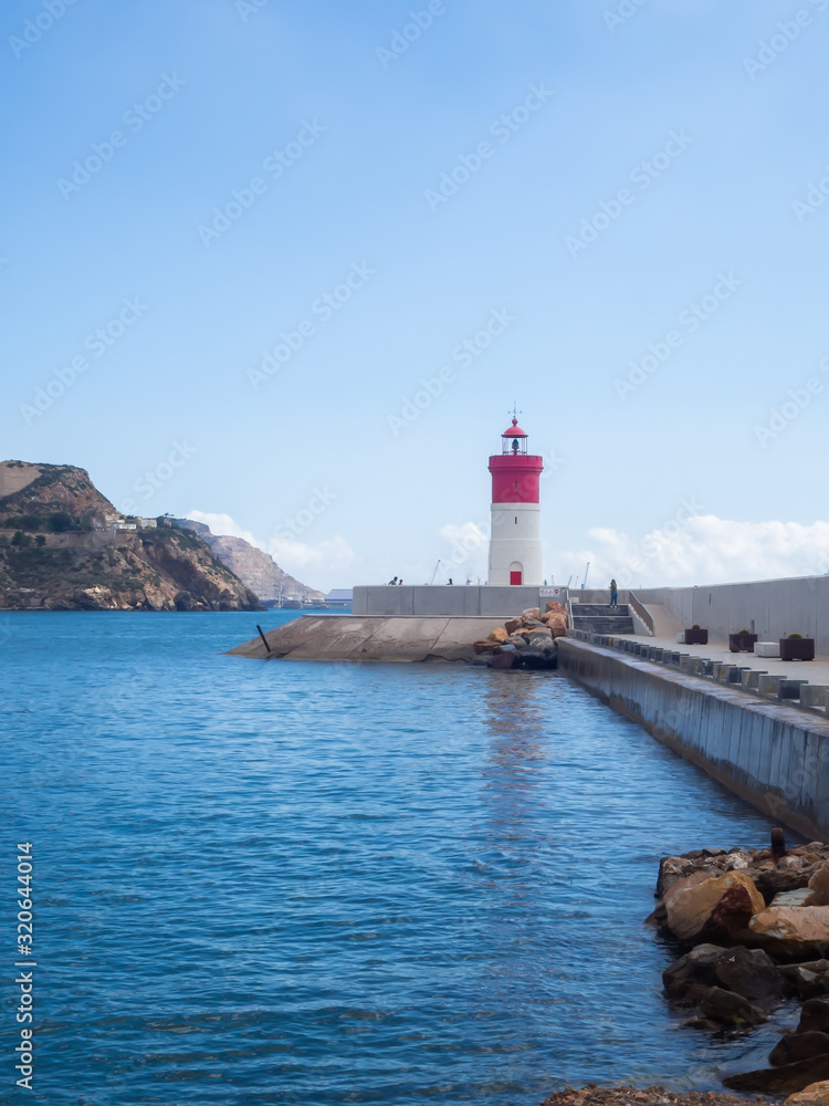 lighthouse on the coast of Spain