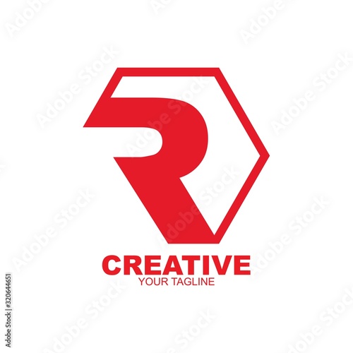 Free Download Initial letter R vector logo design, creative , vector illustration - GFXLoad