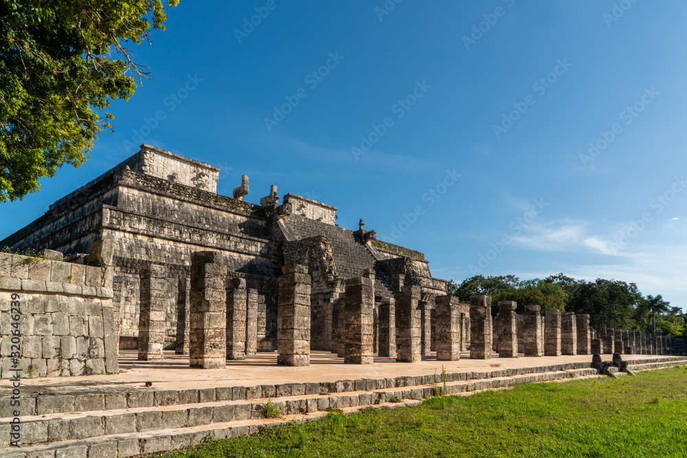 Mayan ruins Chichen Itza, castle