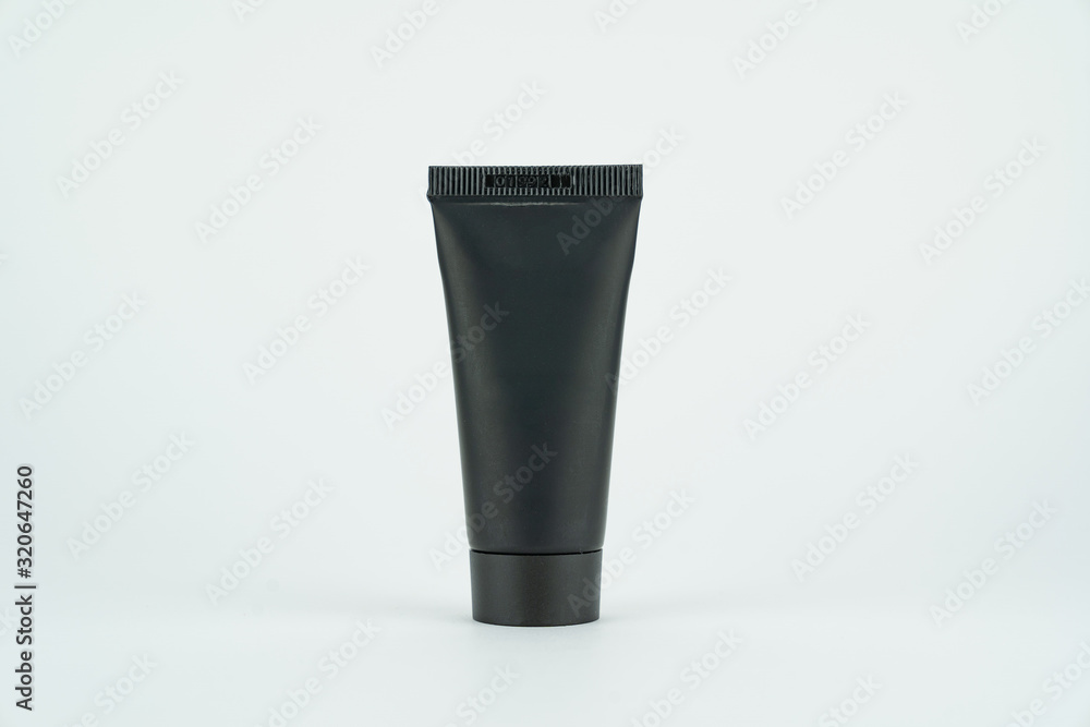 Shampoo Bottle without Logo infront of white Background Shampoo Bottle without Logo infront of white Background