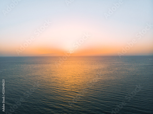 A Sunset Over The Sea