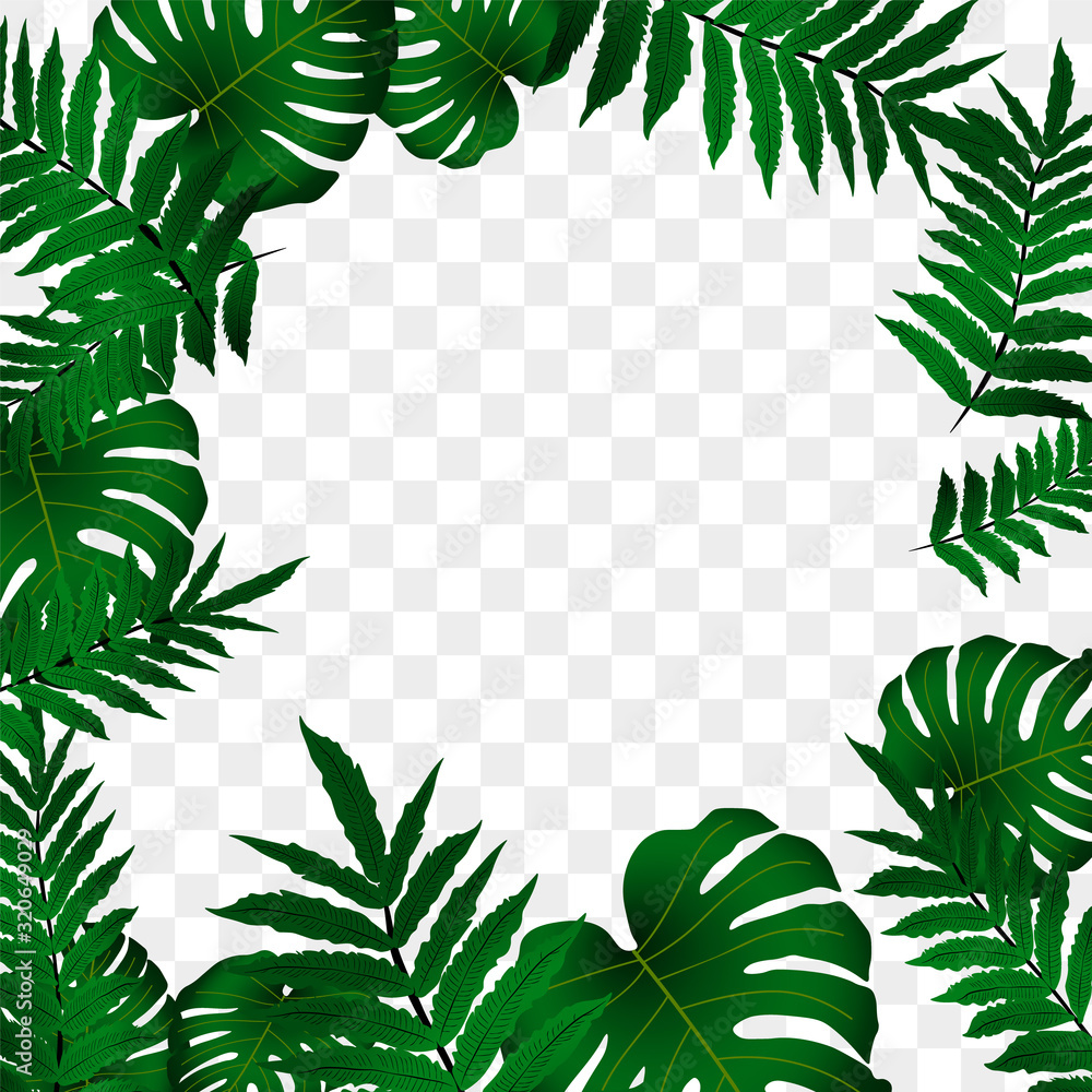 Vector tropical pattern Vector tropical pattern