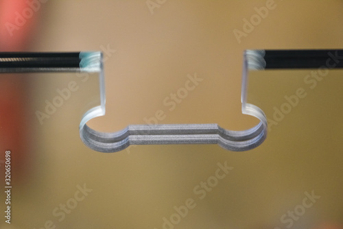 Glass pane with cutted and polished special shapes in glass factory