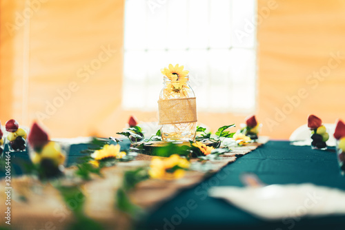 Country barn wedding with equestrian theme and unity cross photo