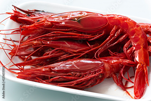 Carabineros frescos.