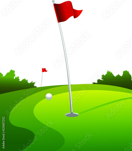 golf green