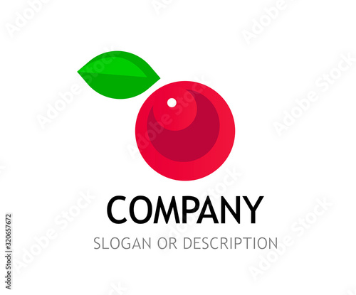 Berry Logo isolated on whit...