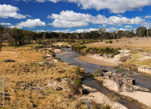Barren Landscape At Tenterfield Creek NSW Australia