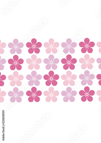 Wallpaper Mural 花をデザインした背景素材 Torontodigital.ca