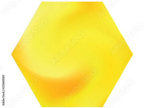 Hexagonal chromatic background.