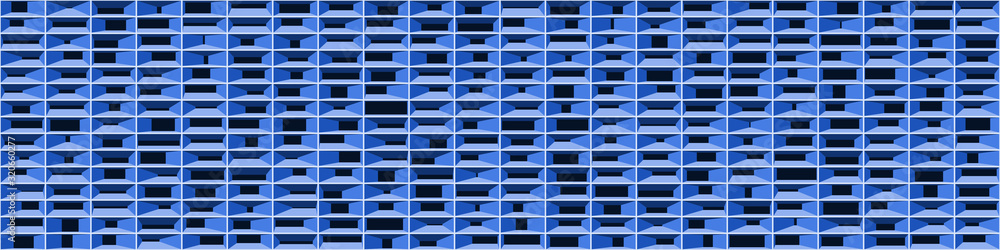 Abstract Structure Blocks Generative Art background illustration Abstract Structure Blocks Generative Art background illustration