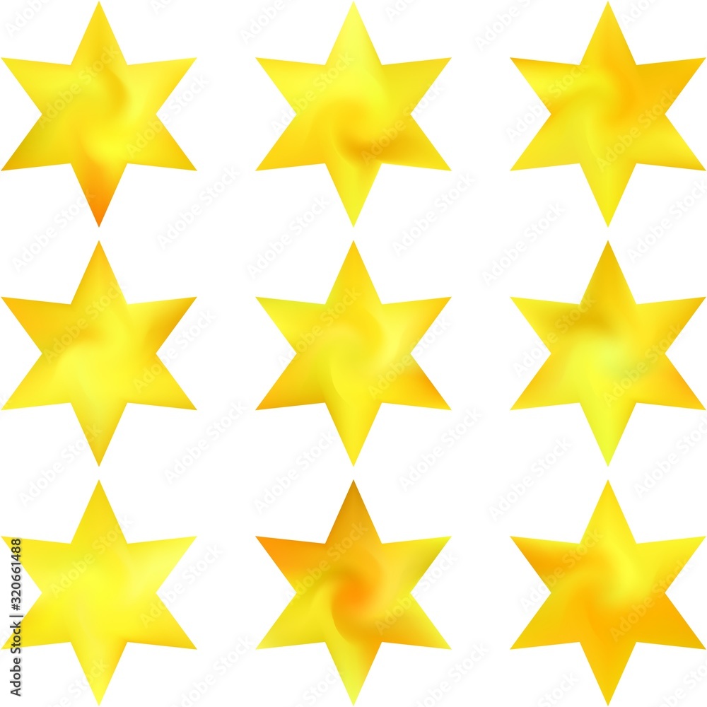 Set of hexagram modern backgrounds. Set of hexagram modern backgrounds.