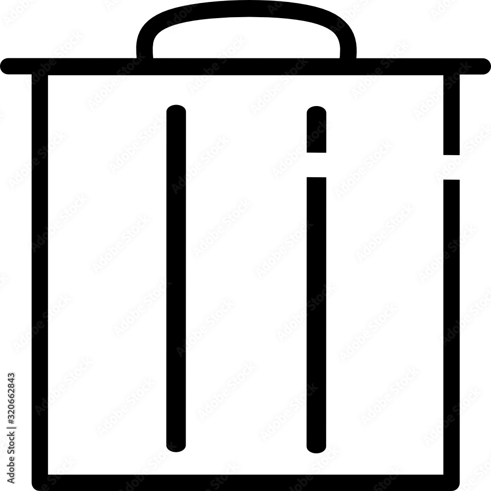 vector icon trash can. Stylized trash can on white background. Trash icon page symbol for your web site design icon logo, app, UI. Trash icon Vector illustration, EPS10. vector icon trash can. Stylized trash can on white background. Trash icon page symbol for your web site design icon logo, app, UI. Trash icon Vector illustration, EPS10.