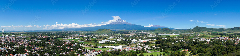 Popocatépetl is an active stratovolcano, located in the states of Puebla and Morelos, in Central Mexico, and lies in the eastern half of the Trans-Mexican volcanic belt
