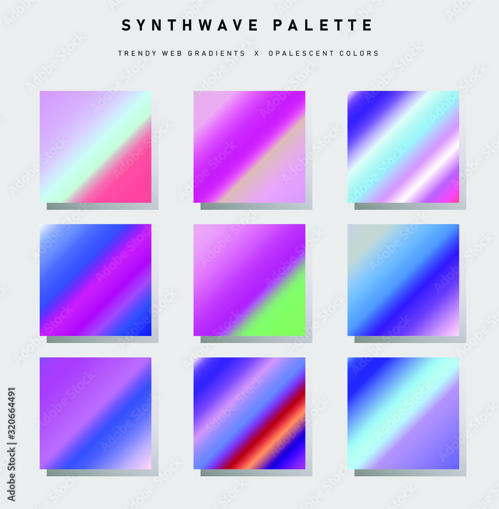 custom made wallpaper toronto digitalSet of trendy chromatic gradient swatches. Holographic gradient collection for web design and art.