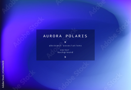 Northern lights gradient background. Luminescence of Aurora Borealis.