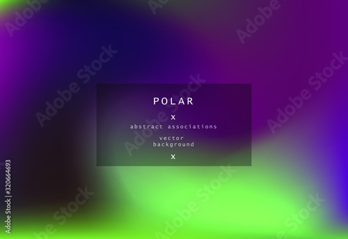Northern lights gradient background. Luminescence of Aurora Borealis.