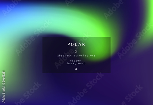 Northern lights gradient background. Luminescence of Aurora Borealis.