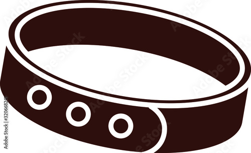 harness collar icon, Vector illustration