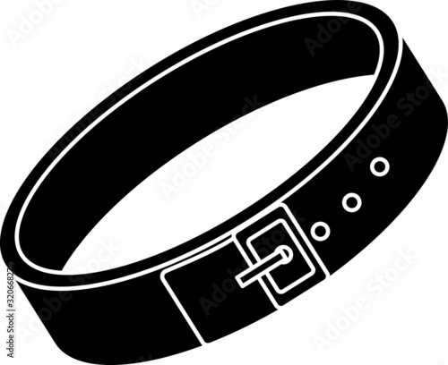 harness collar icon, Vector illustration