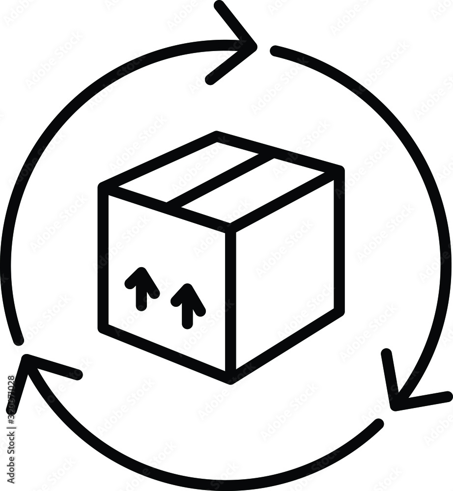 Distribution processing icon, vector illustration Distribution processing icon, vector illustration