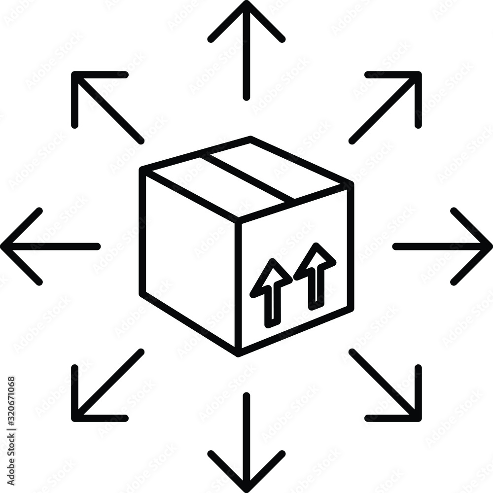 Distribution box icon Distribution box icon