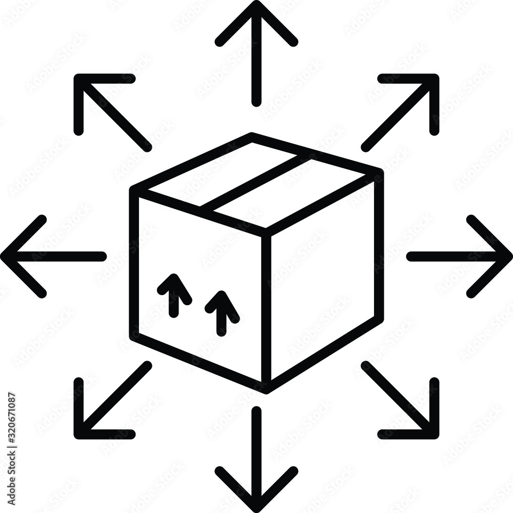 Distribution box icon Distribution box icon