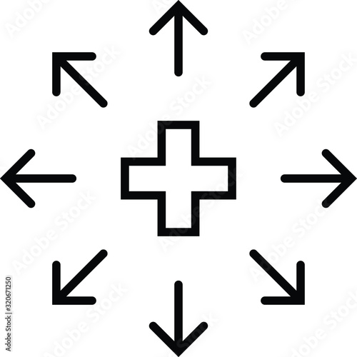 distribution pharmacy icon