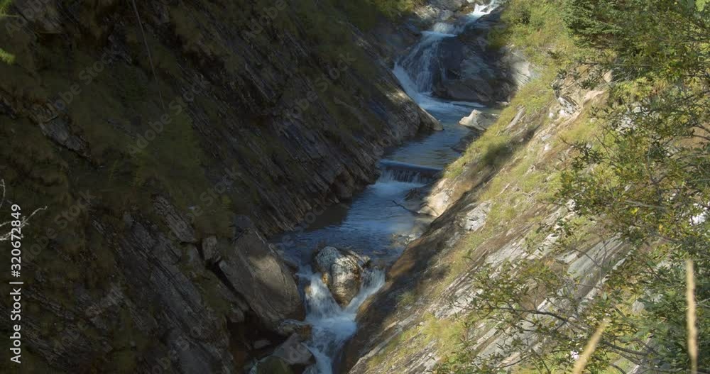 The upper course of the Mur (Mura) River in Austrian Alps The upper course of the Mur (Mura) River in Austrian Alps