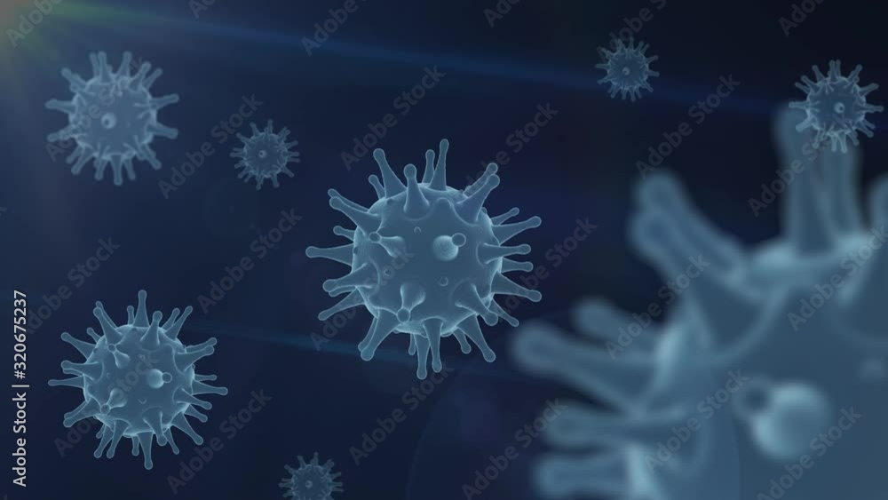 Coronavirus or other dangerous cells. Virus cell created by 3d rendering Coronavirus or other dangerous cells. Virus cell created by 3d rendering