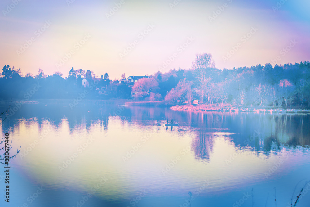 Fototapeta premium Linlithgow Loch in Spring