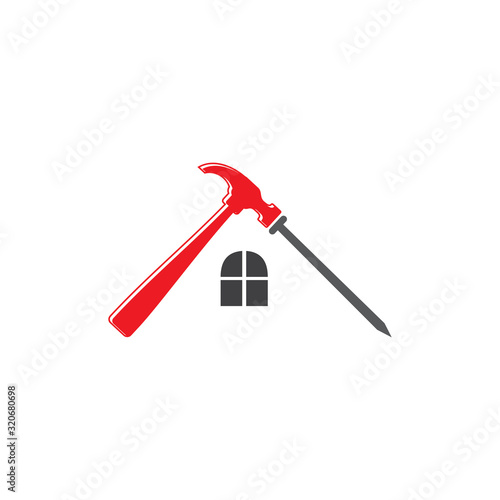 Nail and Hammer Home Logo