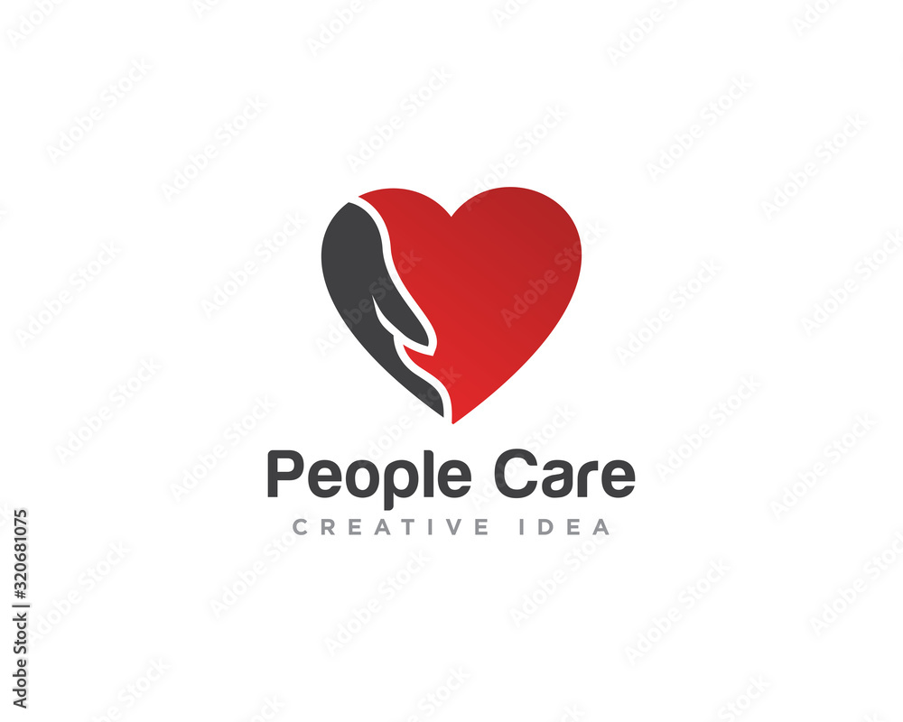 People Care Logo Design Vector People Care Logo Design Vector