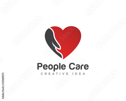Wallpaper Mural People Care Logo Design Vector Torontodigital.ca