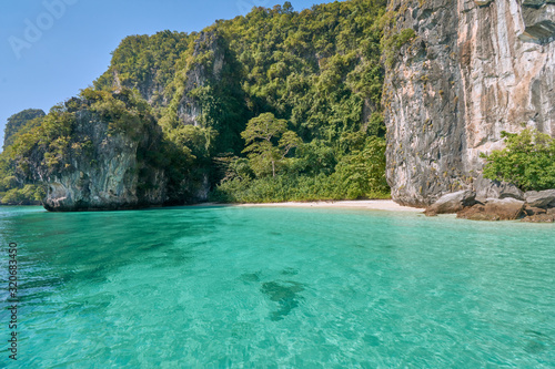 Hong Island, the natural and famous attraction located in Krabi, Thailand.