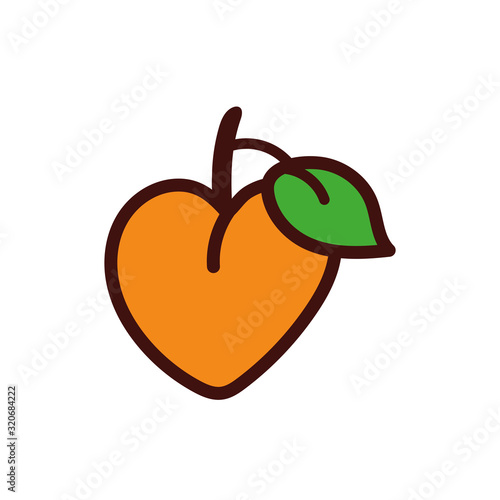exotic mango fruit isolated icon
