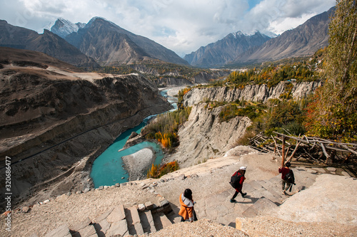 autumn season in the northern area of the Pakistan