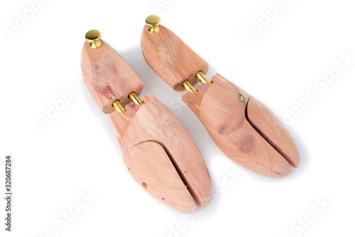 wooden shoe trees