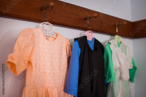 Canvas Print Amish country lifestyle and attributes clothes and living items