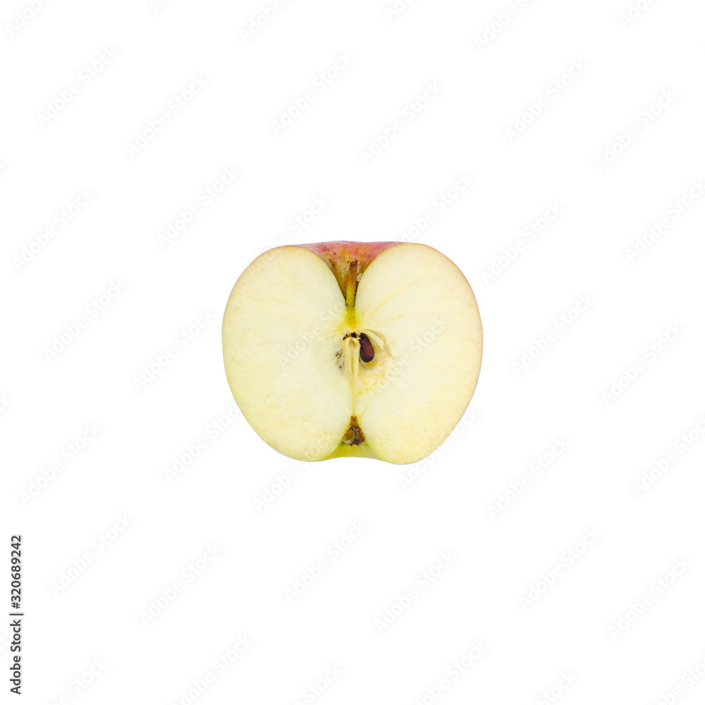 Apple in the white background isolated .clipping path Apple in the white background isolated .clipping path