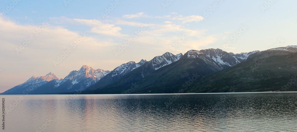 Mountains and Lake