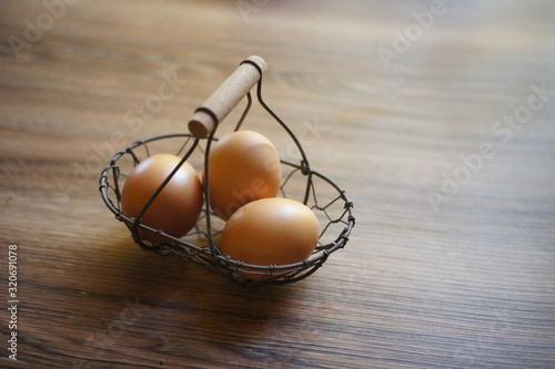 eggs in a basket