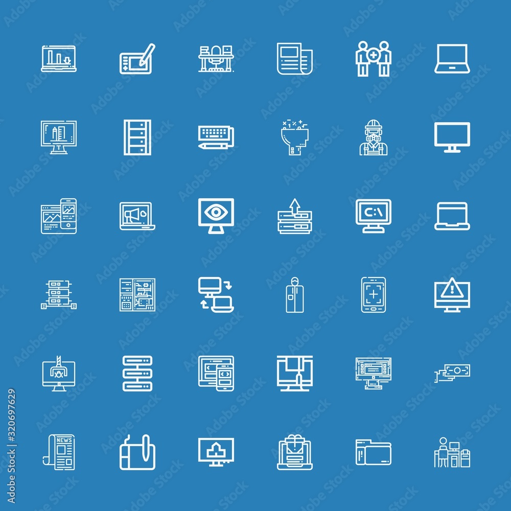 Editable 36 laptop icons for web and mobile Editable 36 laptop icons for web and mobile