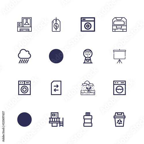 Editable 16 clear icons for web and mobile