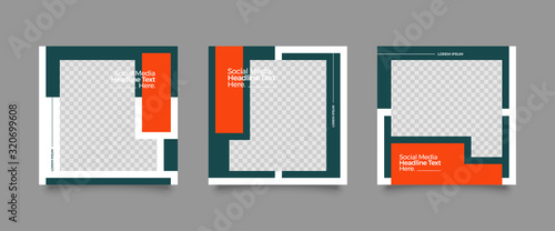 Set of Modern trendy covers idea. Editable simple info banner shop. Slides for app, web design digital style for social media pack. Square handpicked beauty posts, brochure layout design. pr promo